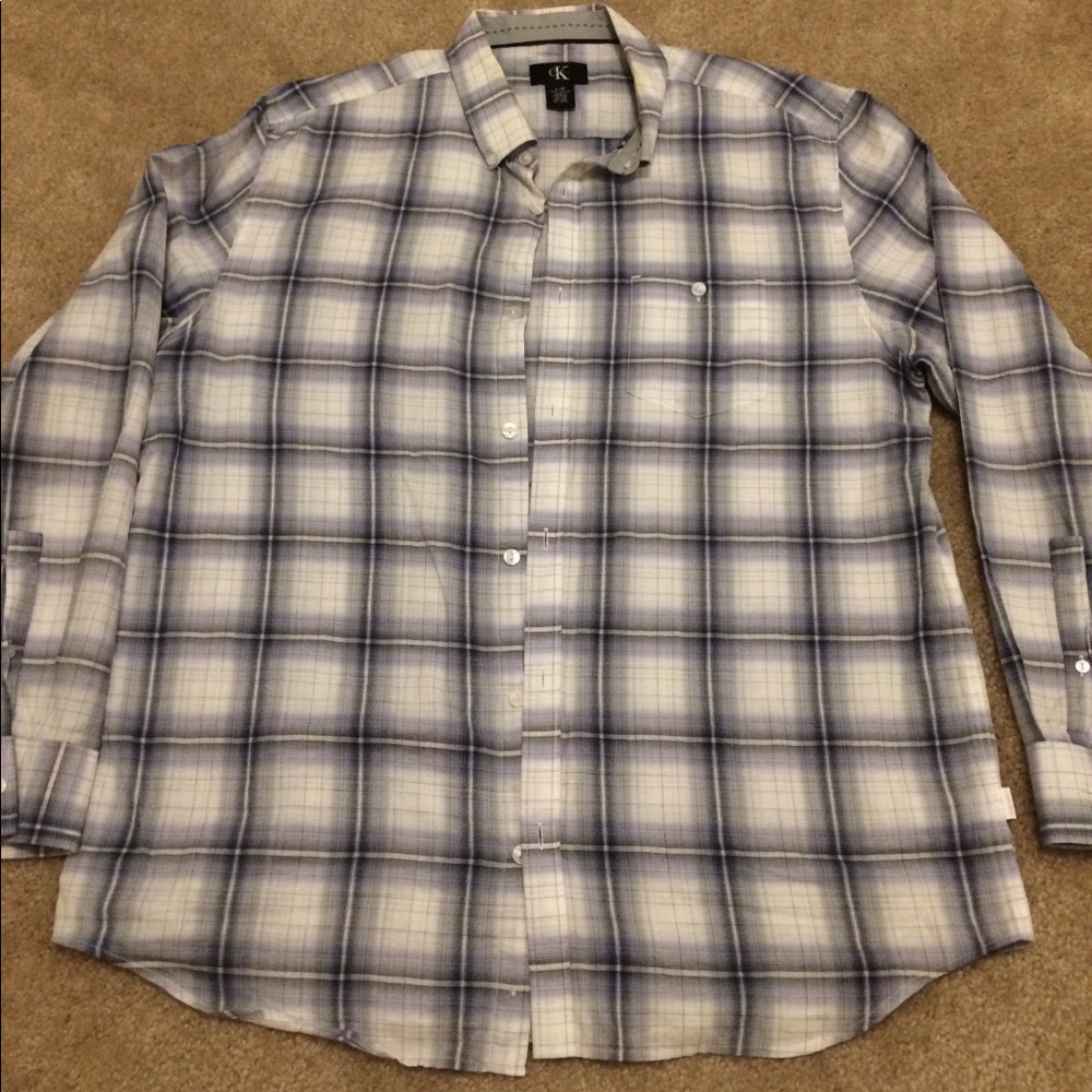 Calvin Klein Long Sleeve Button Down Shirt